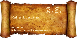 Reha Evelina névjegykártya